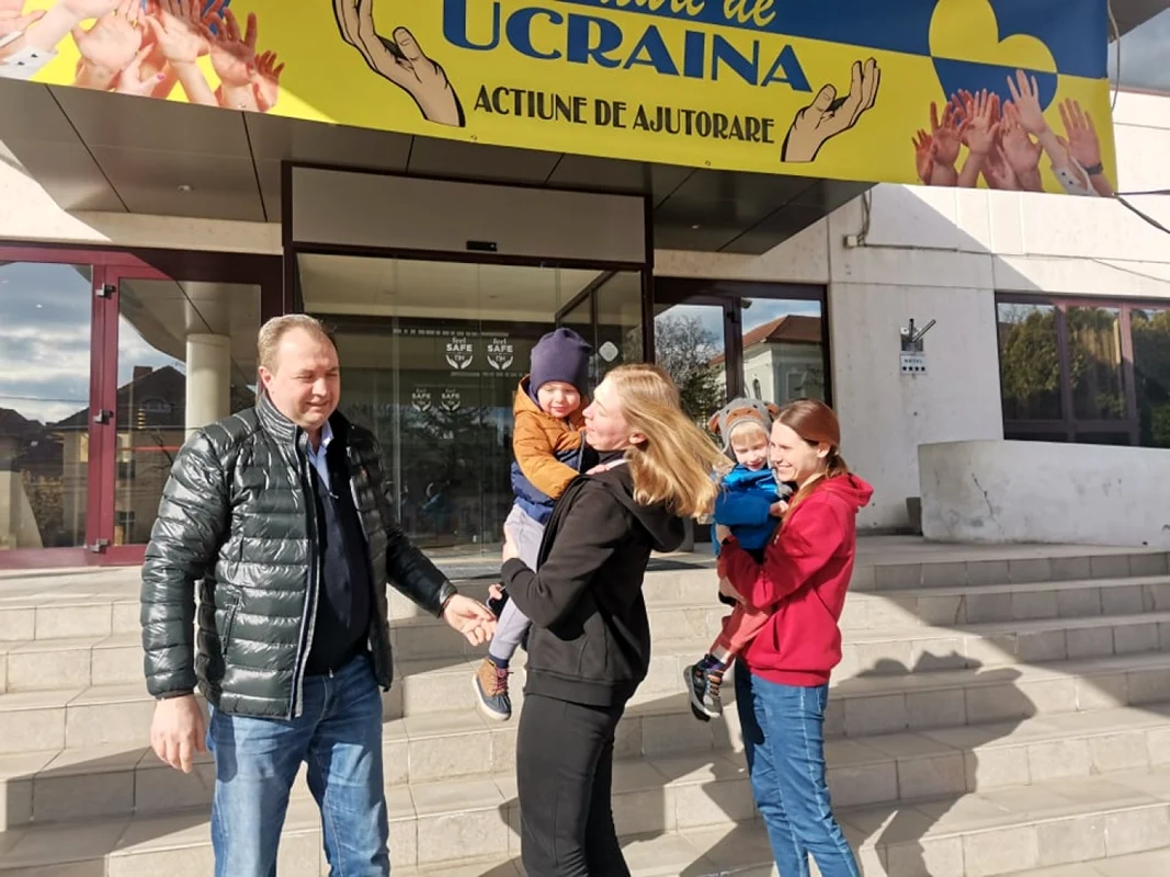 Refugiaţii din Ucraina sunt cazaţi la hotelul NH din Timişoara FOTO Ş.Both