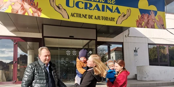 Refugiaţii din Ucraina sunt cazaţi la hotelul NH din Timişoara FOTO Ş.Both