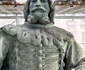 Restaurarea statuii lui Ștefan cel Mare de la Iași (© Facebook / Mihai Chirica)  