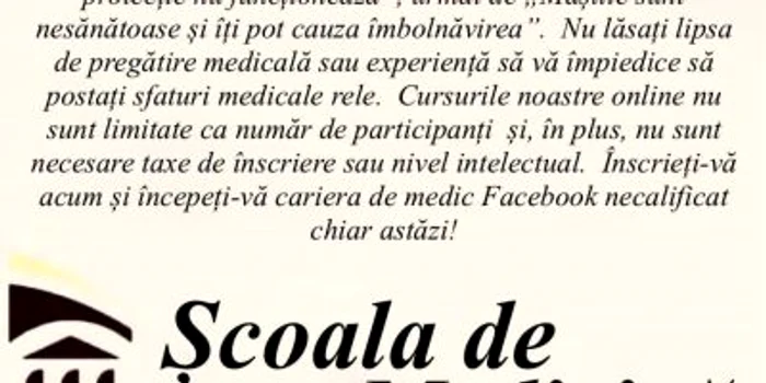 arafat scoala medicina facebook