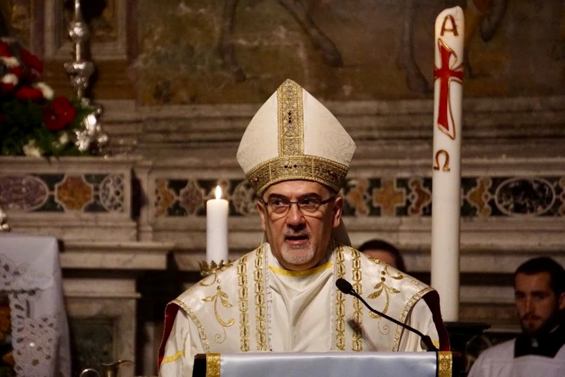 Cardinalul Pierbattista Pizzaballa, oprit pe drum de poliţiştii israelieni. FOTO: Facebook 