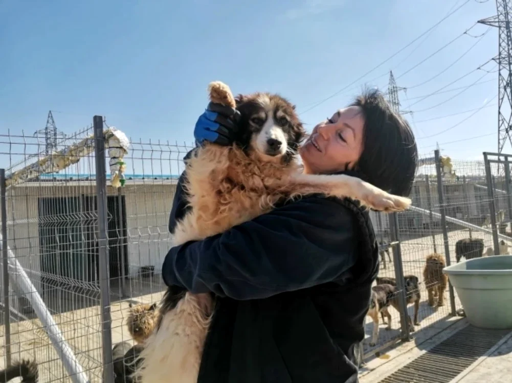 Corina Grigore, o mare  iubitoare de animale. Foto: Arhivă personală