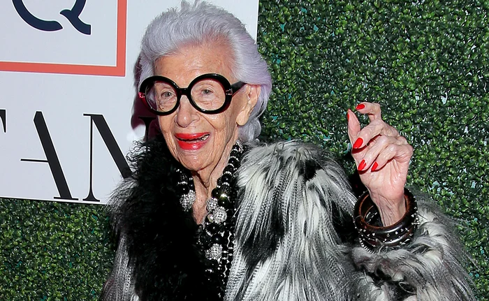 Iris Apfel a fost model pentru Kate Spade sau MAC CosmeticsFoto: Instagram
