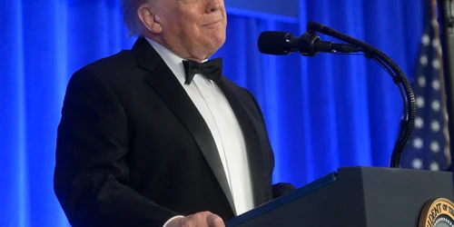 Donald Trump la Dineul anual al Asociației Corespondenților de la Casa Albă FOTO Profimedia