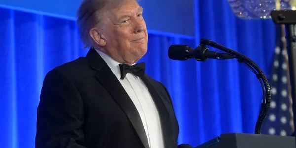 Donald Trump la Dineul anual al Asociației Corespondenților de la Casa Albă FOTO Profimedia