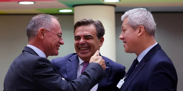 Gerhard Karner, Margaritis Schinas si Catalin Predoiu Foto EPA EFE jpg