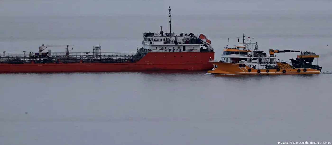 Un vas atacat în Marea Neagră