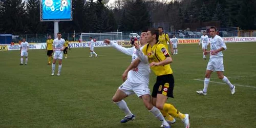 Gloria BIstriţa a câştigat meciul la Baia Mare. Foto Arhivă