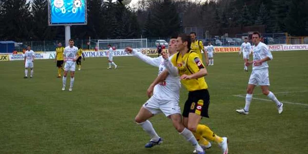 Gloria BIstriţa a câştigat meciul la Baia Mare. Foto Arhivă