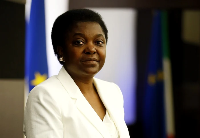 Cecile Kyenge, primul ministru de culoare din Italia. FOTO: Reuters