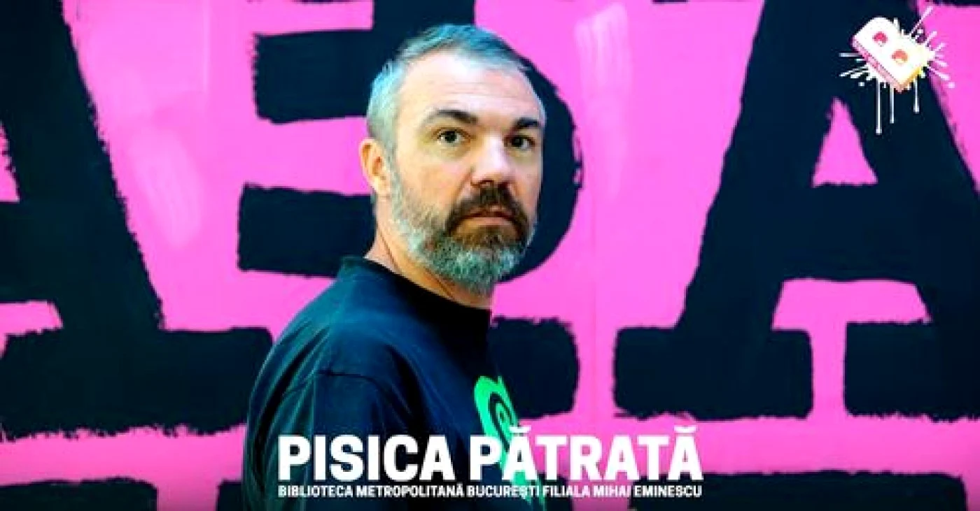 Alexandru Ciubotariu, zis Pisica Pătrată, grafician din Constanţa Sursa Bibilioteca Metropolitană Bucureşti