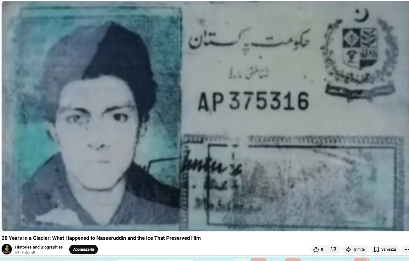 Un bărbat dispărut în 1997 a fost găsit înghețat, perfect conservat, într-o „capsulă a timpului”: „Ghețarul l-a scuipat înapoi”