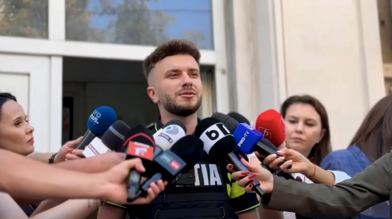 Agentul de poliție Andrei Jianu / Foto: captură video Facebook
