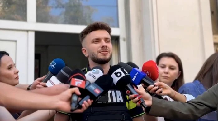 Agentul de poliție Andrei Jianu / Foto: captură video Facebook