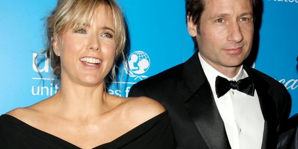 Téa Leoni şi David Duchovny 