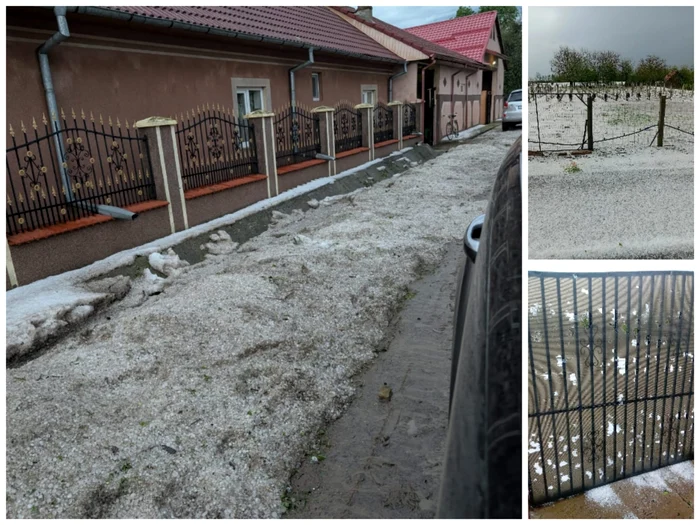 Totul s-a acoperit cu gheață FOTO: colaj foto localnici