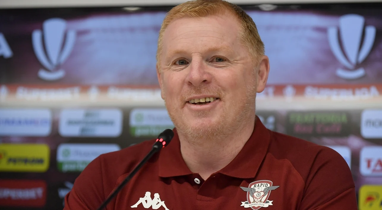 Neil Lennon a fost îndepărtat de la Rapid în urmă cu 7 luni. Foto Sportpictures 