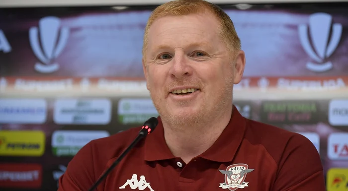 Neil Lennon a fost îndepărtat de la Rapid în urmă cu 7 luni. Foto Sportpictures 