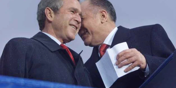 George W. Bush şi Ion Iliescu