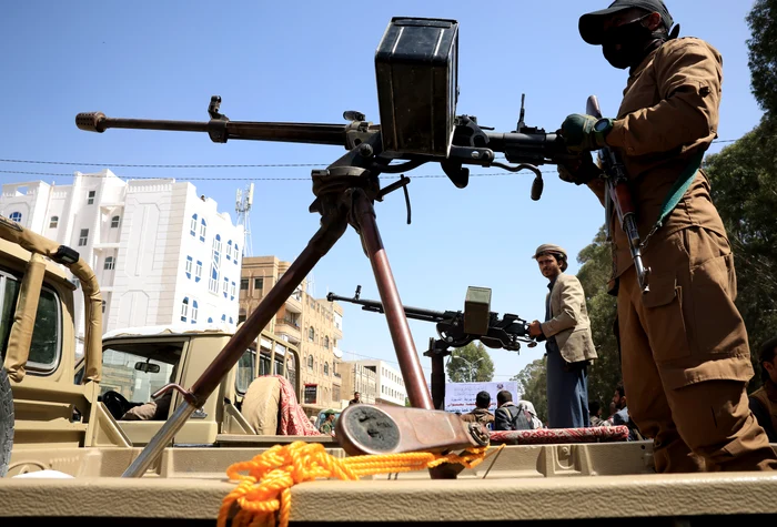 Rebelii houthi au mobilizat forțe pentru a sprijini Iranul FOTO EPA-EFE
