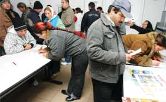 Şomerii doljeni stau  la coadă de bunăvoie
