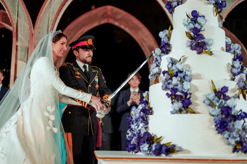 Nunta iordaniană a Prințului Hussein cu Rajwa, Profimedia 