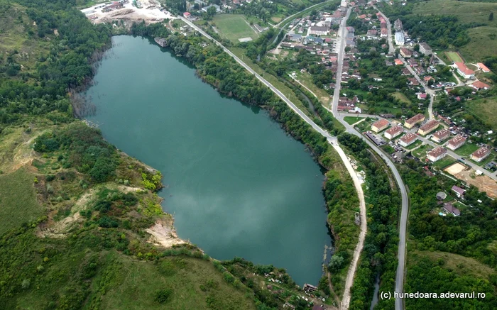 Lacul Teliuc din Hunedoara. Foto: Daniel Guță. ADEVĂRUL