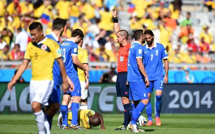 Columbia a învins Grecia FOTO AFP