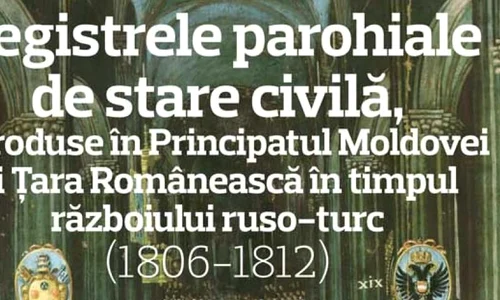 Registrele parohiale de stare civilă, introduse în Principatul Moldovei şi Ţara Românească în timpul războiului ruso turc (1806 1812) jpeg