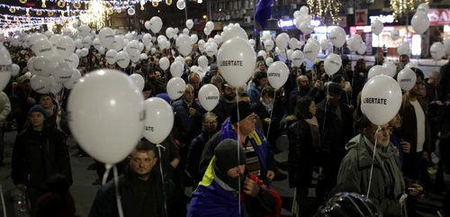 Marş comemorare 22 decembrie revoluţie FOTO Inquam Photos / Octav Ganea