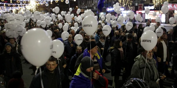 Marş comemorare 22 decembrie revoluţie FOTO Inquam Photos / Octav Ganea