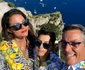  După ce a fost la Londra, acolo unde fiul său de 12 ani a câștigat o bursă la Cambridge, Cristi Brancu (50 de ani) a mai dat o fugă cu familia în Italia, la Capri