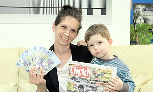Cu banii câştigaţi la Click!MANIA, Gabriela Cristina Trifu va pleca într o vacanţă la munte cu familia jpeg