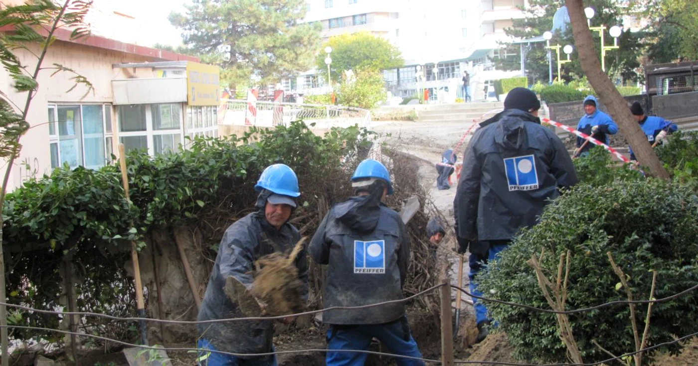 Firma germană lucrează, cu toată opoziţia conducerii Aquaserv