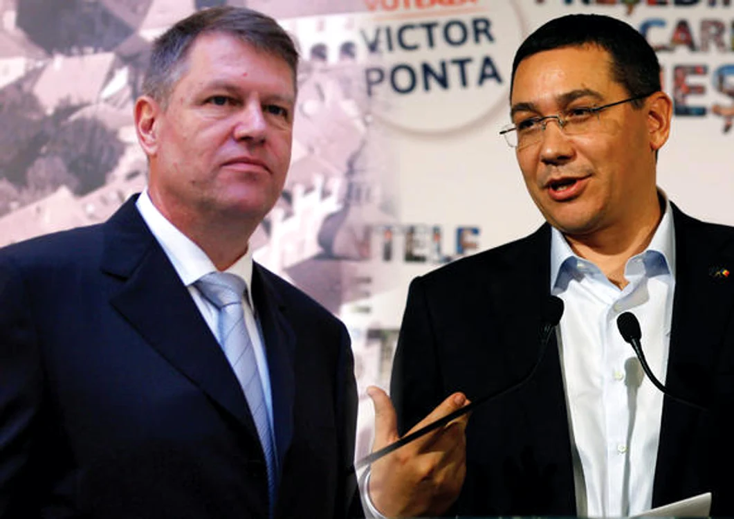 
    Klaus Iohannis şi Victor Ponta  