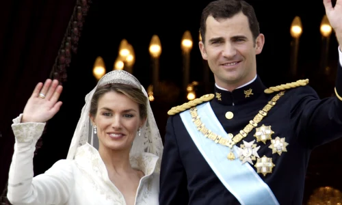 Regele Felipe al Spaniei și Regina Letizia în mai 2004, când s au căsătorit, Foto Getty (10) jpg