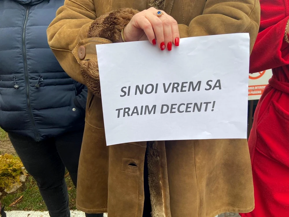 Protestul medicilor, în fața Ministerului Sănătății FOTO Arhivă