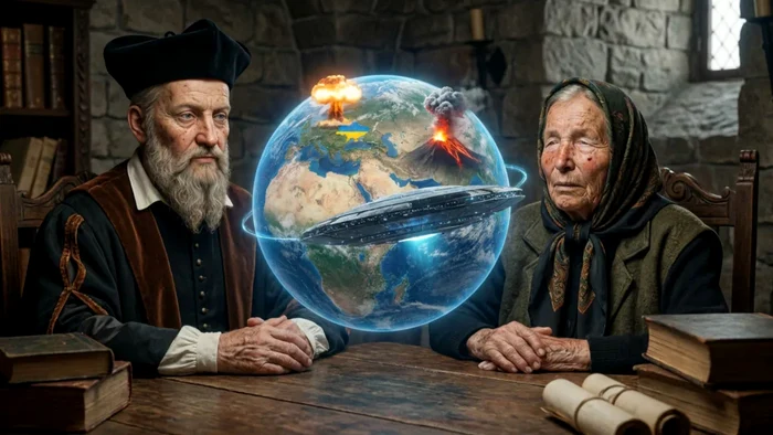 Nostradamus și Baba Vanga, profeții pentru 2026.