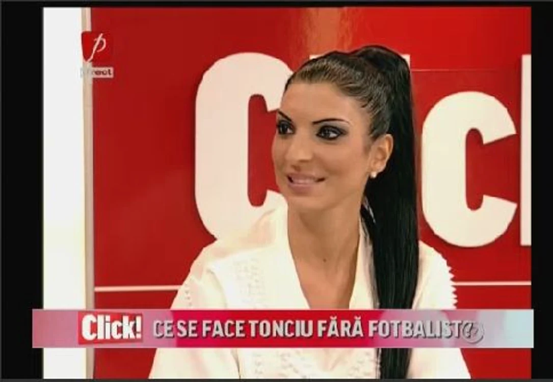 Andreea tonciu a fost prezentă în platoul emisiunii Click! de la Prima Tv