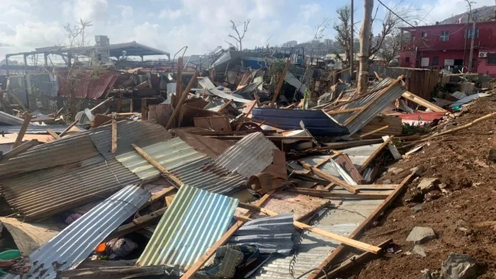 Ciclonul a făcut ravagii în insula Mayotte. FOTO: X