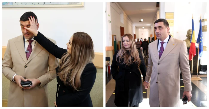 George Simion și soția sa, Ilinca / foto: INQUAM