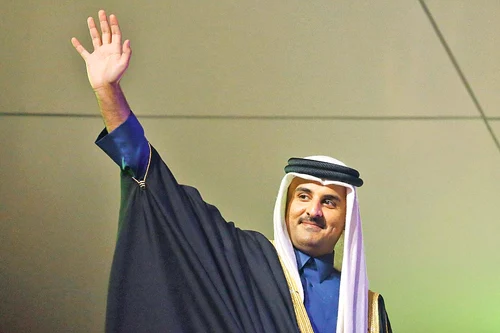 Şeicul Tamim bin Hamad al Thani, emirul Qatarului, are o avere personală de 2,4 miliarde $. FOTO: Instagram