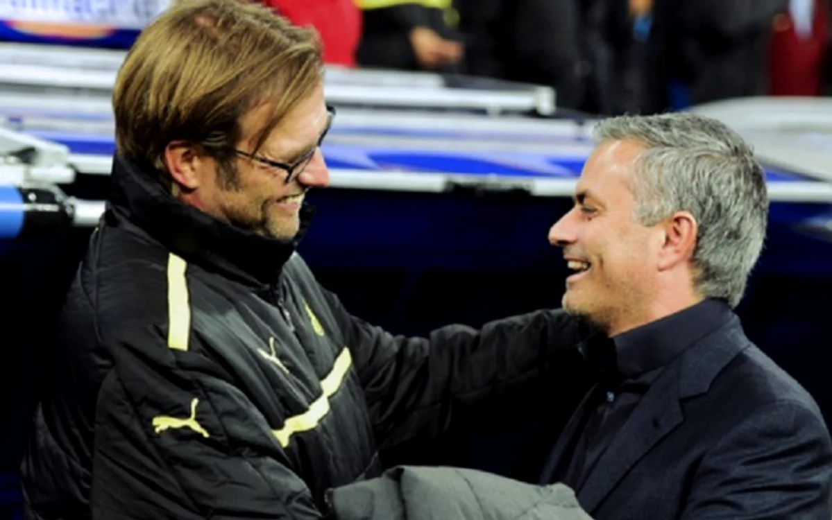 Klopp şi Mourinho FOTO Facebook