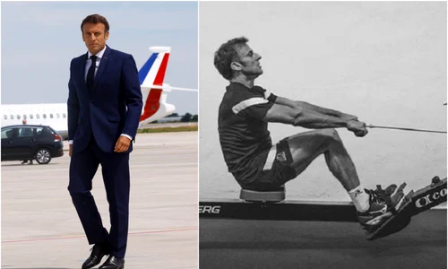 Emmanuel Macron, mai sportiv decât Klaus Iohannis   Soazig de jpg