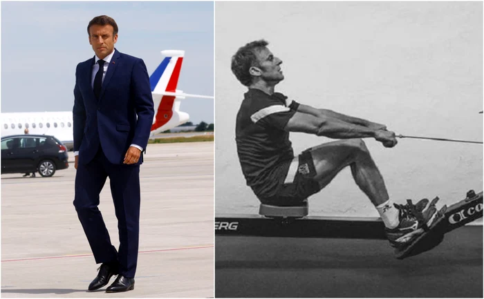 Emmanuel Macron, mai sportiv decât Klaus Iohannis   Soazig de jpg