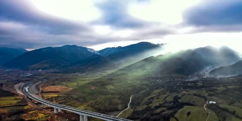 Viaduct pe Autostrada A1 Sibiu-Pitești Lotul Șelimbăr-Boița Foto Cristian Pistol