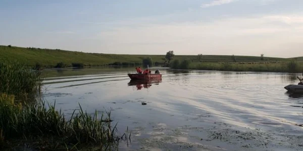 Pescar disparut in apa FOTO ISU Teleorman