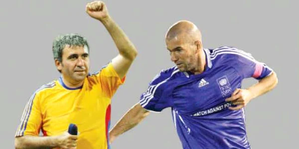 Gica Hagi şi Zidane