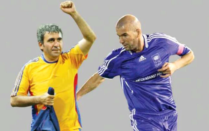 Gica Hagi şi Zidane