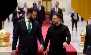 Volodimir Zelenski și Ahmed al-Sharaa. FOTO: Facebook / Volodimir Zelenski 